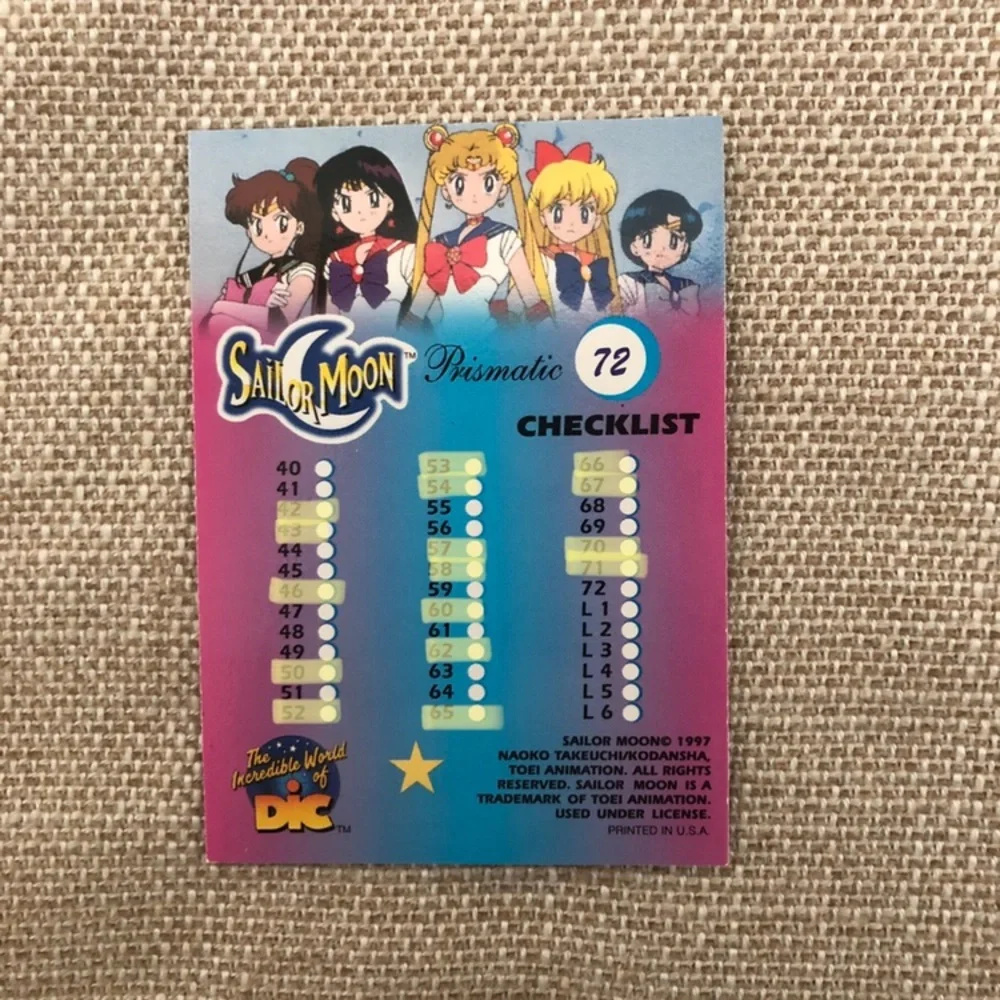 Sailor Moon Prismatic Trading Card